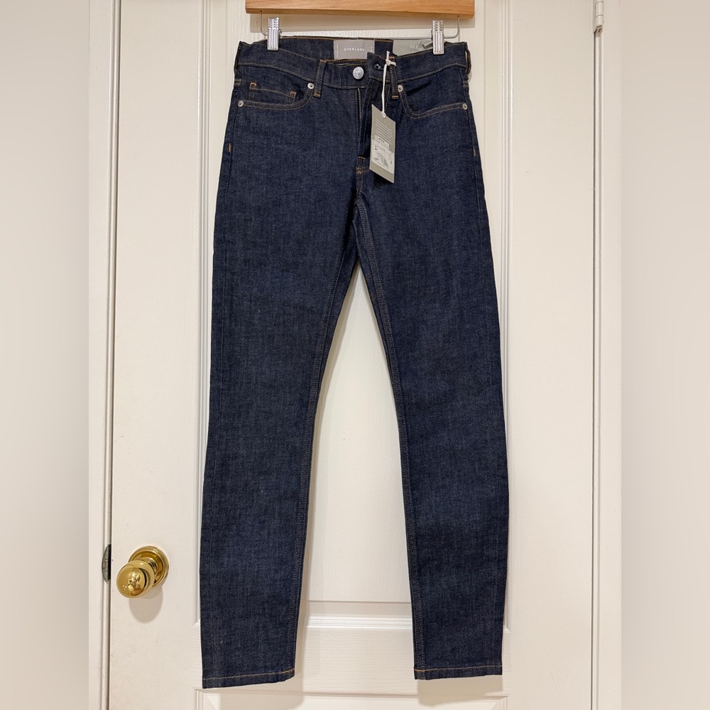 Everlane Straight Leg Jeans Skinny Ankle NWT Women’s Size 24 Regular